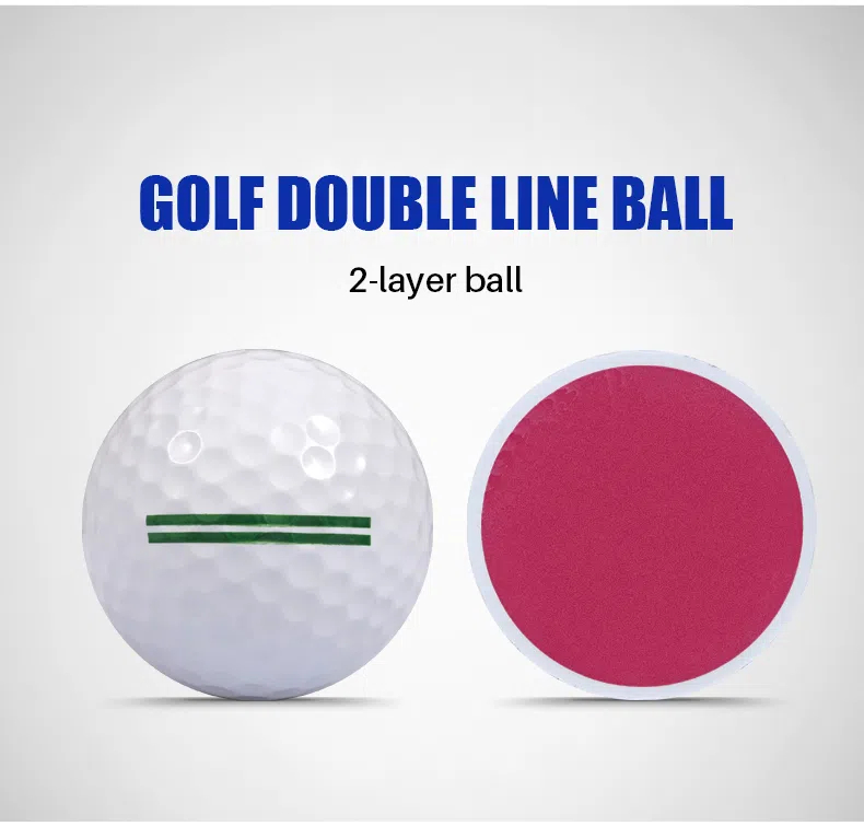 Custom Logo Cheap Price 2 Layer Practice Golf Ball